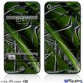 iPhone 4S Decal Style Vinyl Skin - Haphazard Connectivity