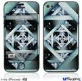 iPhone 4S Decal Style Vinyl Skin - Hall Of Mirrors