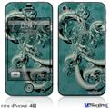 iPhone 4S Decal Style Vinyl Skin - New Fish