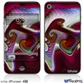 iPhone 4S Decal Style Vinyl Skin - Racer