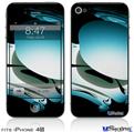 iPhone 4S Decal Style Vinyl Skin - Silently-2