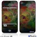 iPhone 4S Decal Style Vinyl Skin - Swiss Fractal