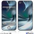 iPhone 4S Decal Style Vinyl Skin - Icy