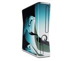 Silently-2 Decal Style Skin for XBOX 360 Slim Vertical