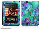 Cell Structure Decal Style Skin fits 2012 Amazon Kindle Fire HD 7 inch