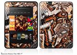 Comic Decal Style Skin fits 2012 Amazon Kindle Fire HD 7 inch