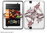 Sketch Decal Style Skin fits 2012 Amazon Kindle Fire HD 7 inch