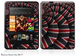 Up And Down Decal Style Skin fits 2012 Amazon Kindle Fire HD 7 inch